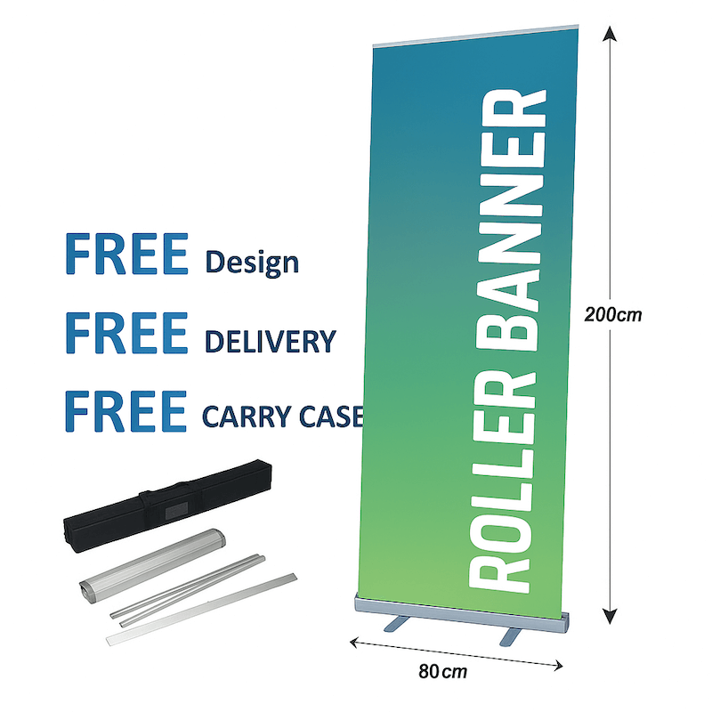 a roll up banner for use by sports venues to promote their white label app