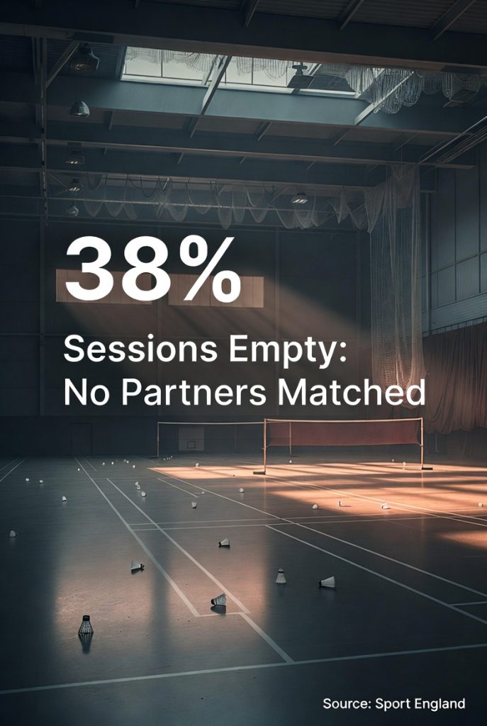 2025 Badminton Partner Shortage: UK Halls Bleed £25k Yearly as 38% Sessions Empty from Unmatched Players